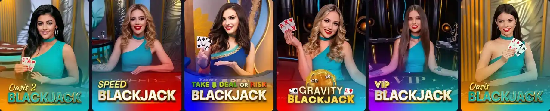 Incognito Casino live blackjack game variants